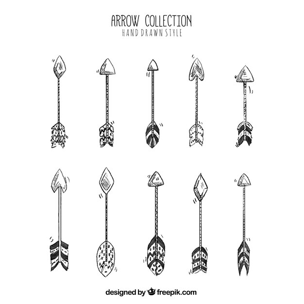 Collection of boho arrows