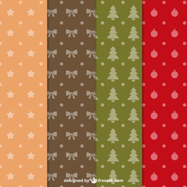 Collection of christmas patterns