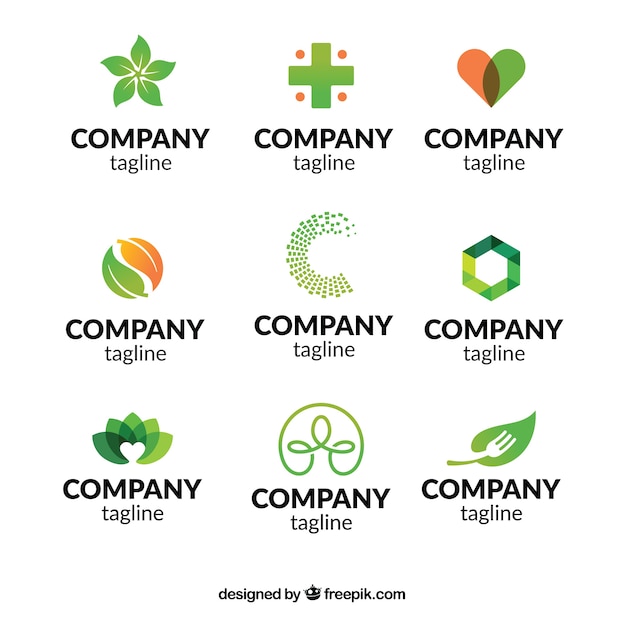 Free Vector collection of company logos