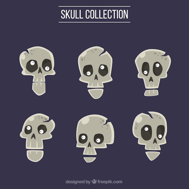 Collection of dark skulls