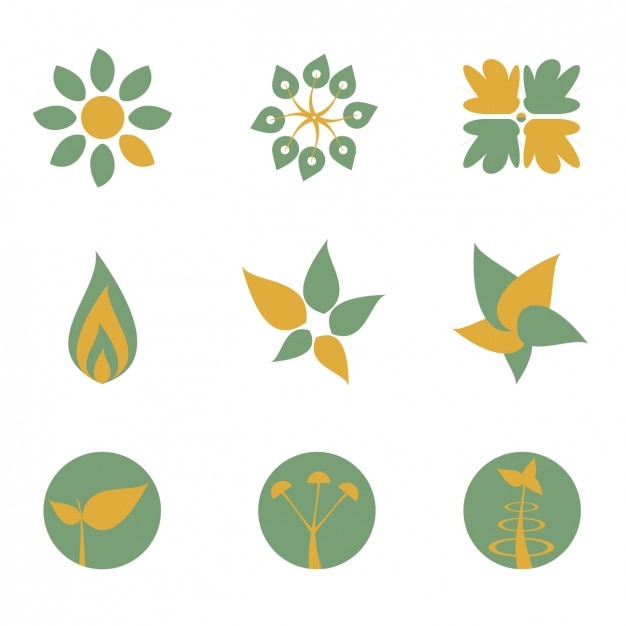 Collection of eco logos