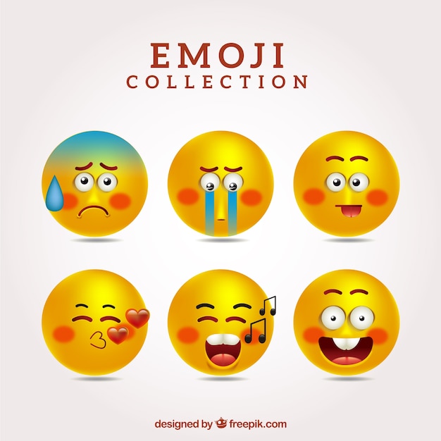 Collection of funny emoticons