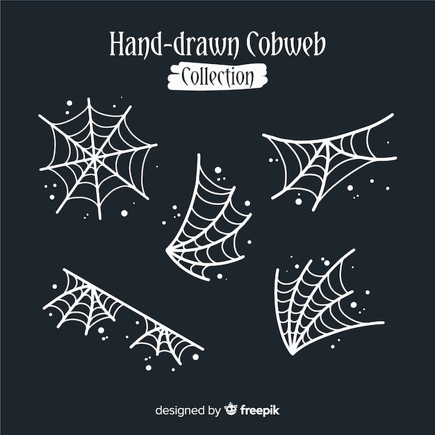 Collection of halloween cobwebs