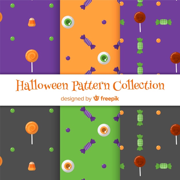 Collection of halloween patterns