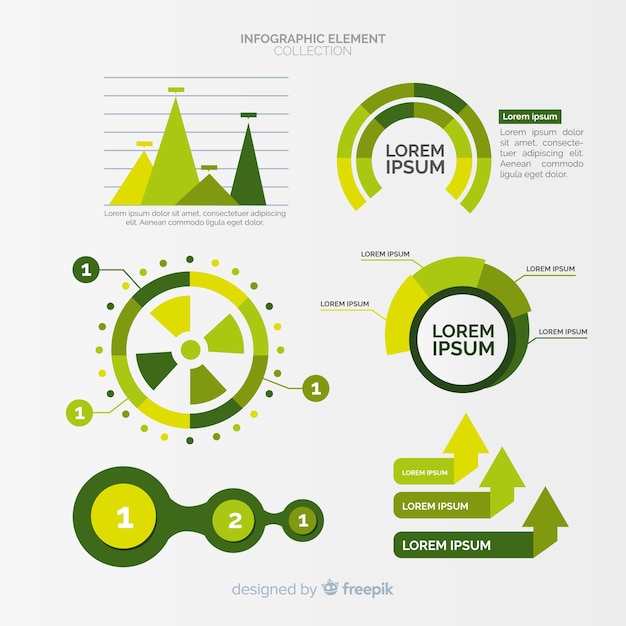 Collection of infographic elements