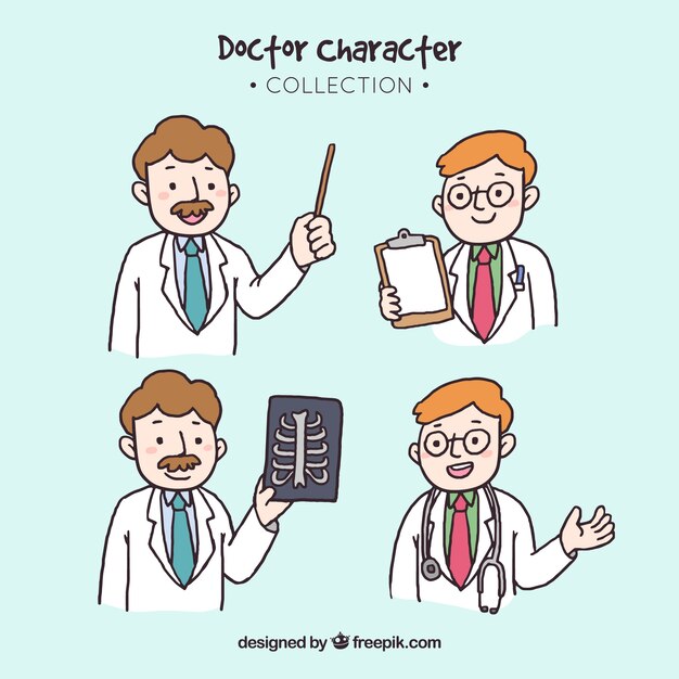 Collection of male doctor characters