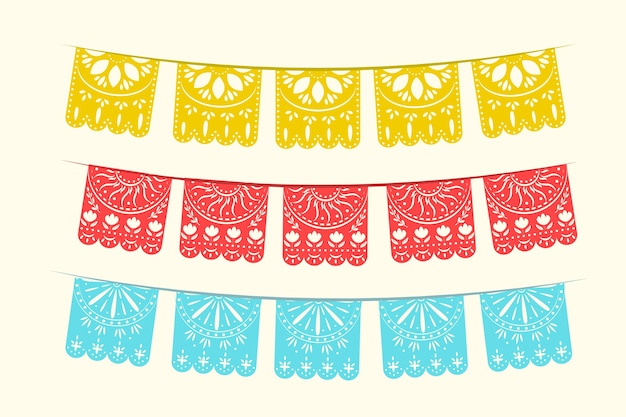 Collection of mexican bunting