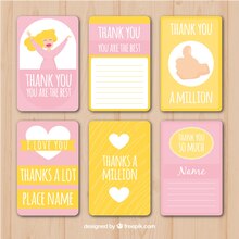 Baby shower thank you cards