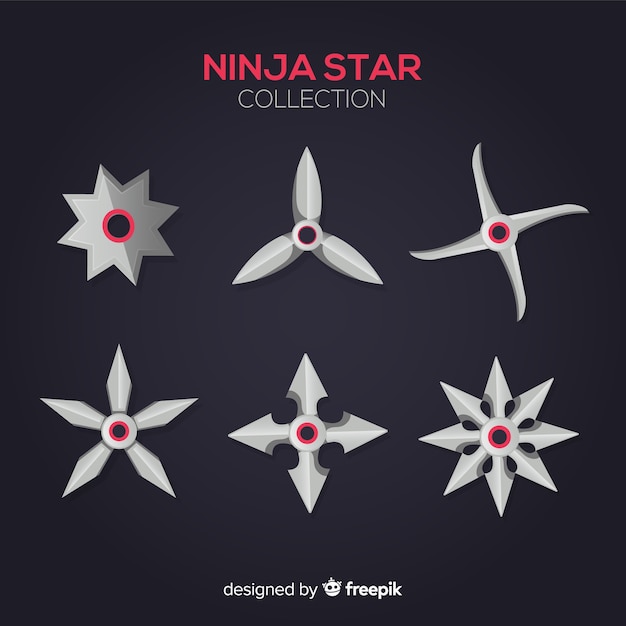 Collection of ninja stars