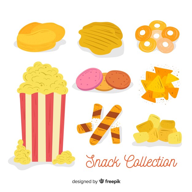 Collection of snacks