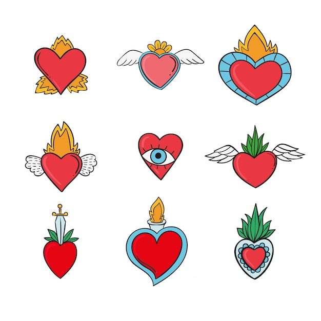 Collection with sacred heart