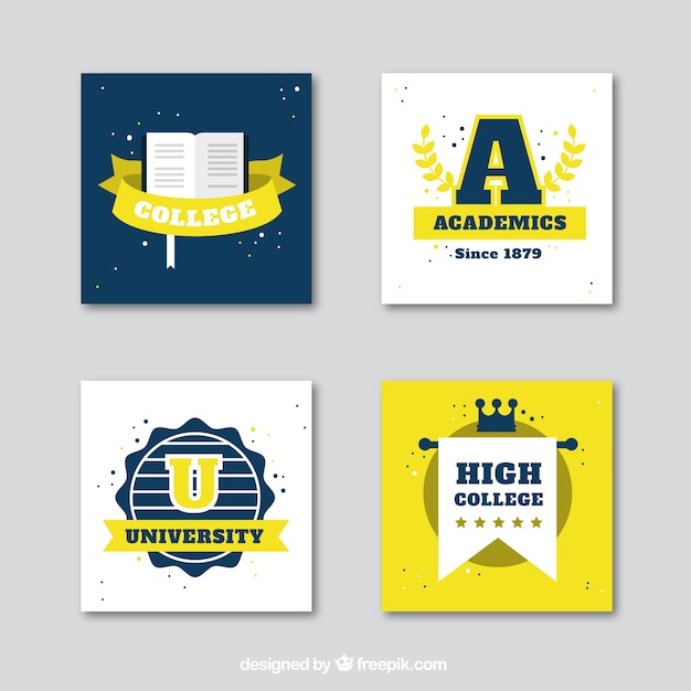 College logos collection