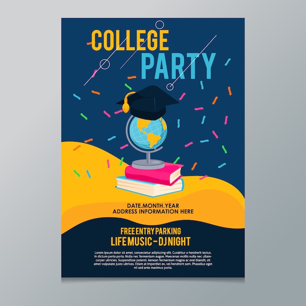 College party poster