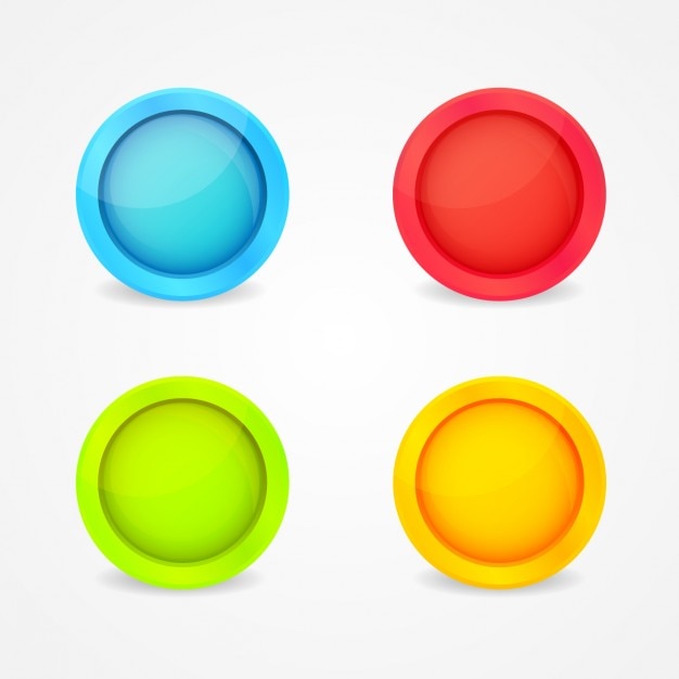 Free Vector color buttons