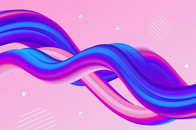 Color flow background