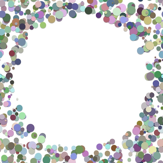 Free Vector color random dot background - trendy vector illustration from colorful circles with shadow effects