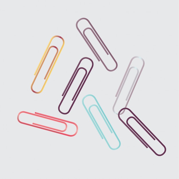 colored clips