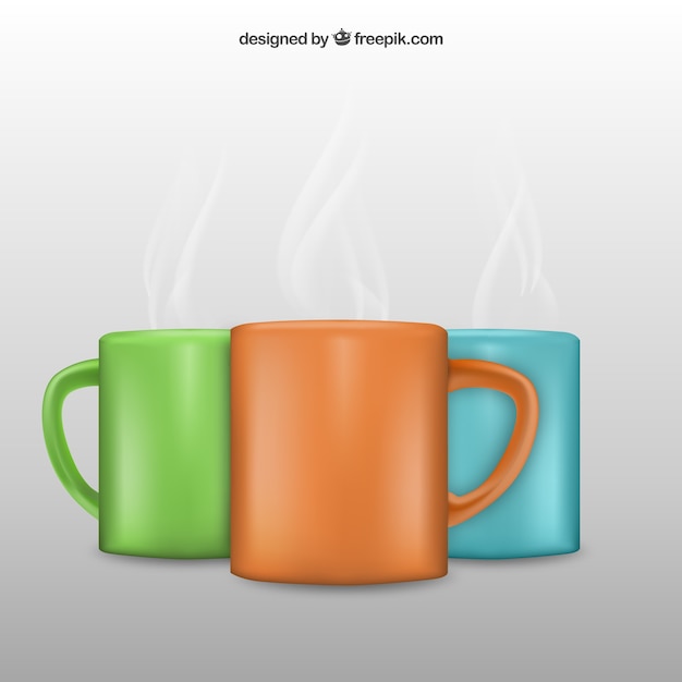 Colored mugs