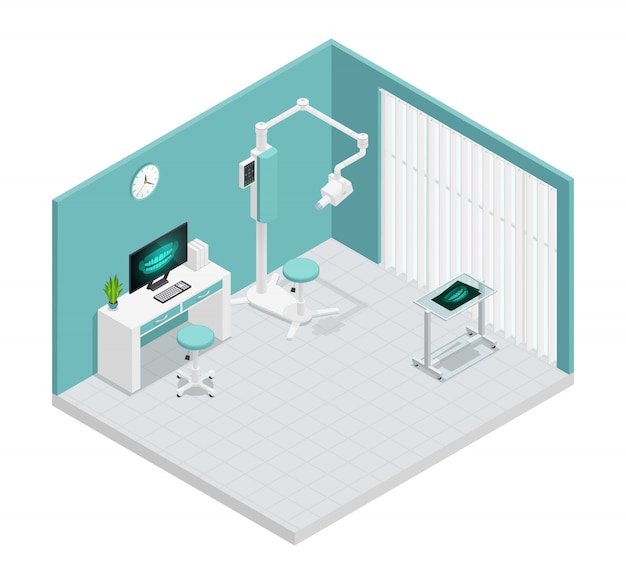 Free Vector colored stomatology dentistry isometric 3d composition