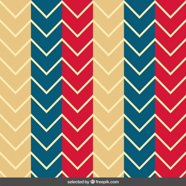 Free Vector colored zig zag pattern