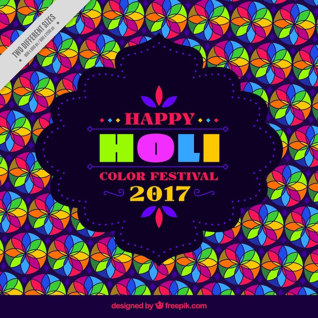 Colorful abstract background of holi festival