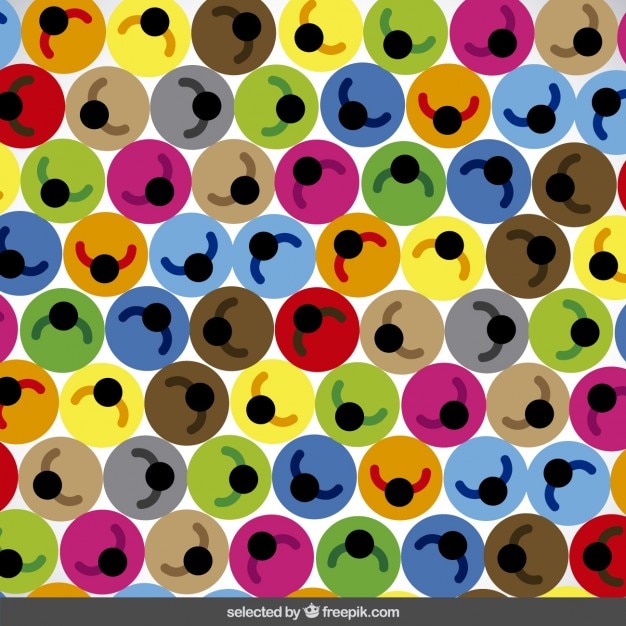 Free Vector colorful abstract background made with circles