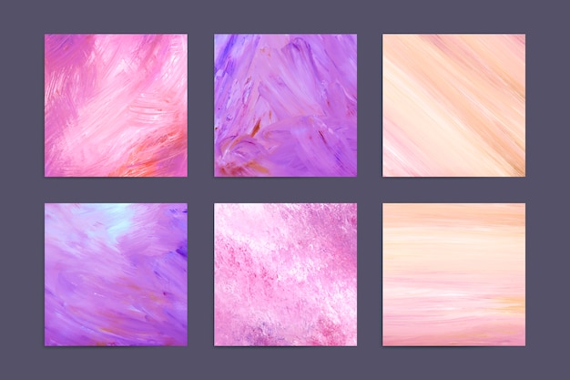 Colorful Abstract background set