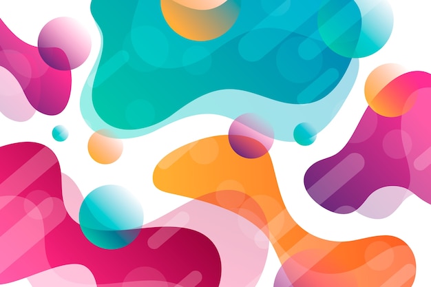 Colorful abstract background with circles