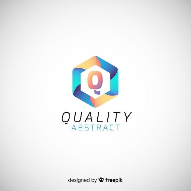 Colorful abstract logo template