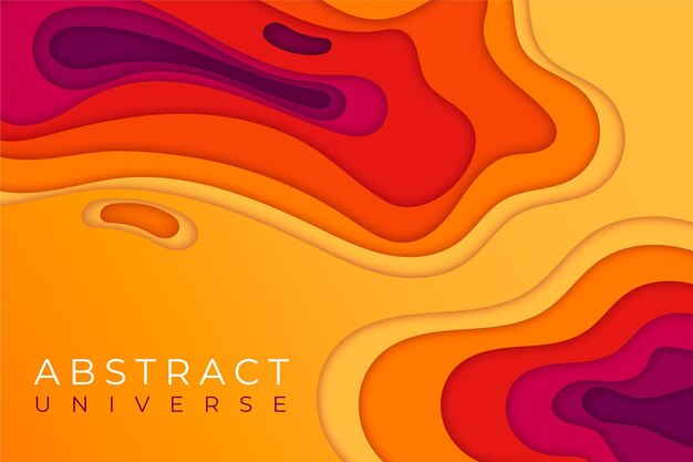 Colorful abstract paper style background