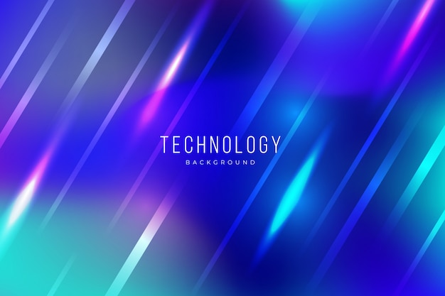 Colorful abstract technology background with light effects