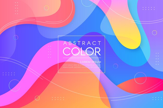 Colorful abstract wallpaper concept