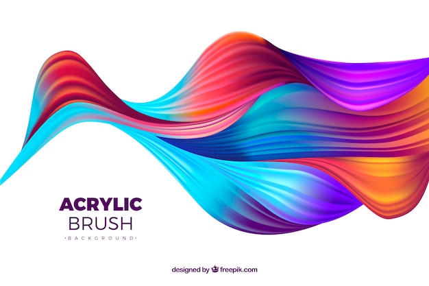 Free Vector colorful abstract waves background