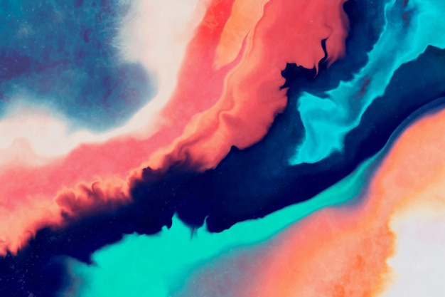 Colorful acrylic paint splash background