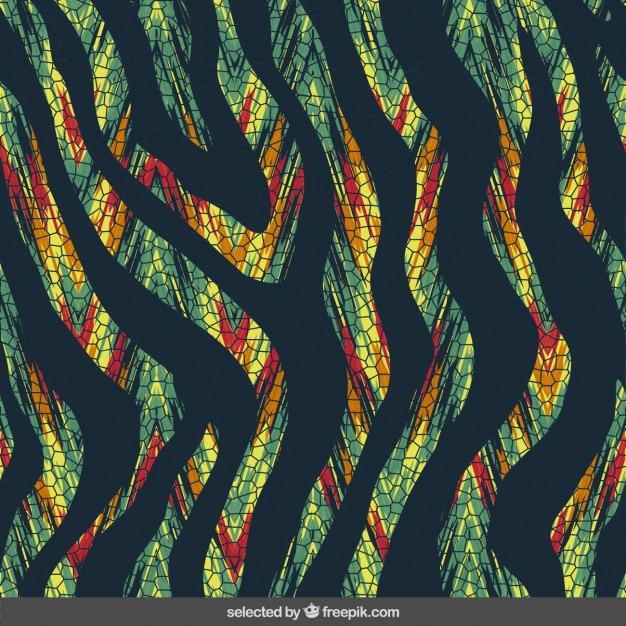 Free vector colorful animal print background