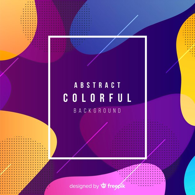 Colorful background with abstract design