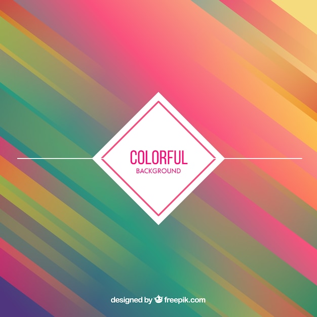 Colorful background with abstract shapes