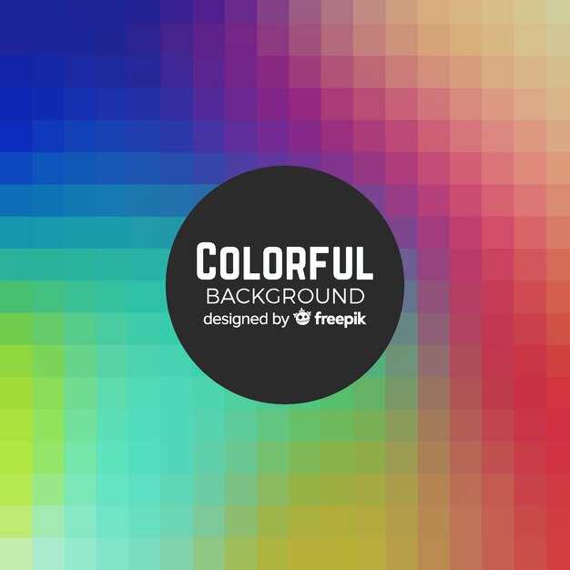 Colorful background with abstract shapes