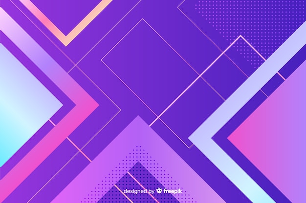 Colorful background with geometric shapes