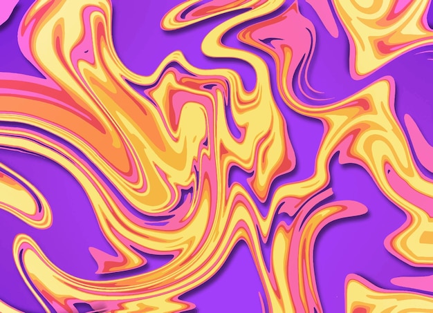 Free Vector a colorful background with a purple and yellow swirls