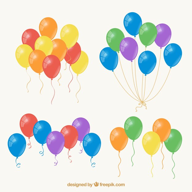 Colorful balloon set 