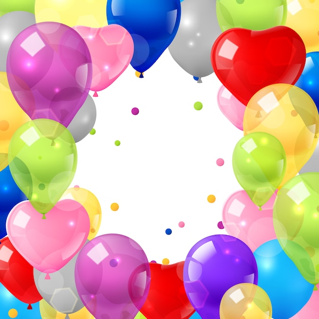 Colorful Balloons Background