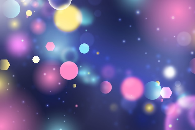 Colorful bokeh background