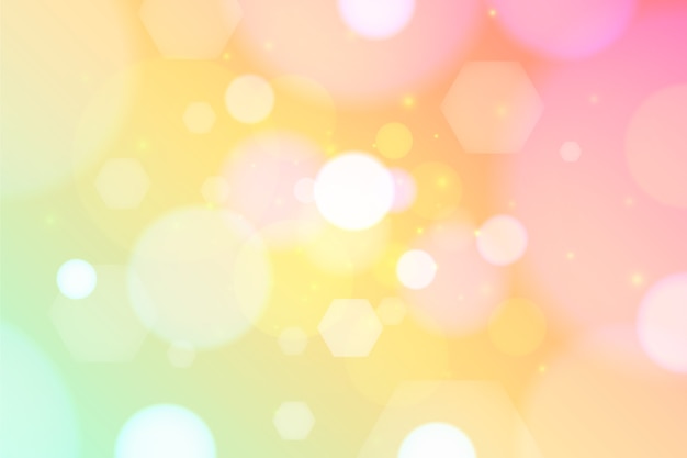 Colorful bokeh effect wallpaper