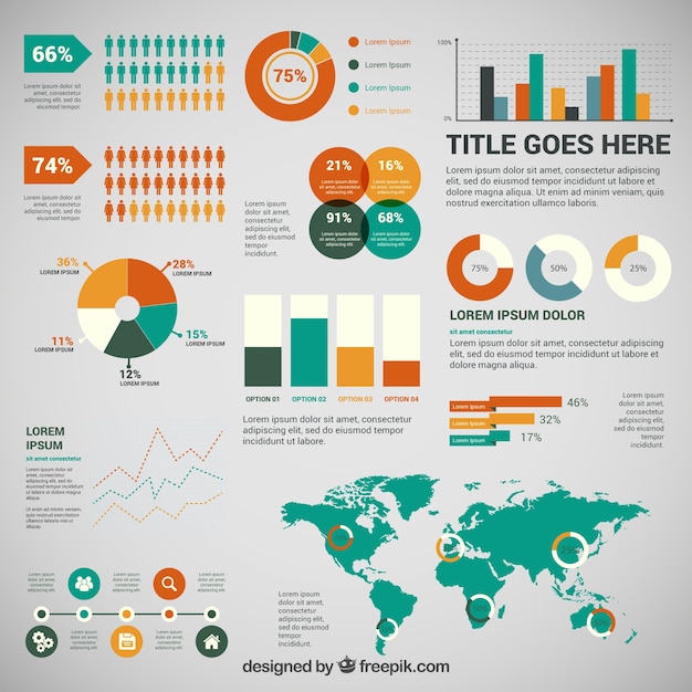 colorful business infographic