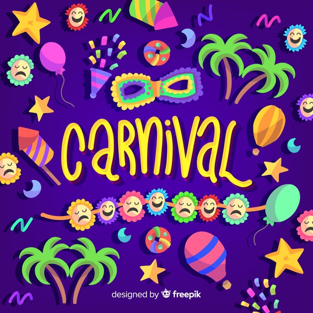 Colorful carnival background