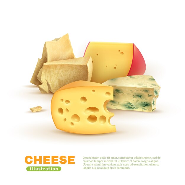 Colorful Cheese Template