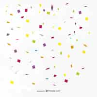 Free vector colorful confetti background