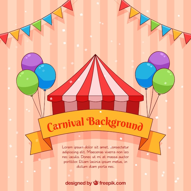 Free Vector colorful creative carnival background