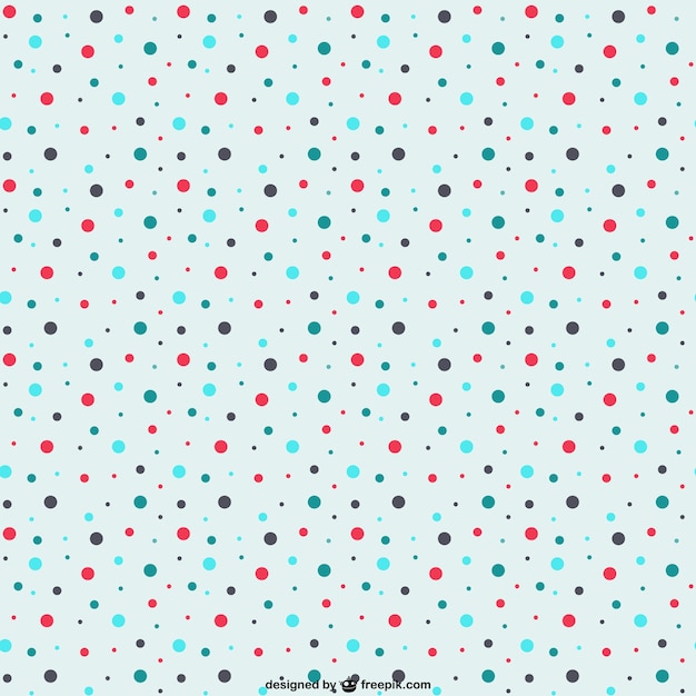 Colorful dots editable pattern